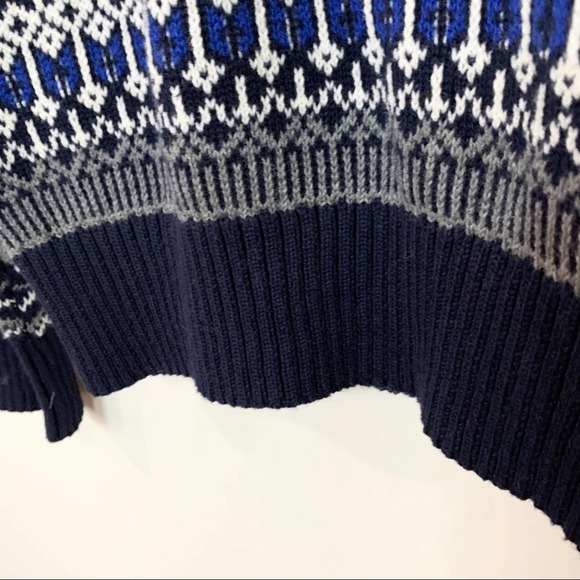 NWT ASPEN Blue Reindeer Holiday Pullover Sweater - Picture 8 of 9